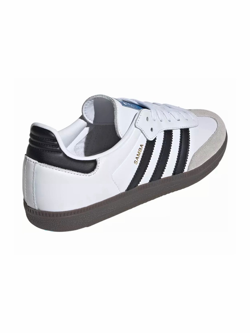 adidas Samba Low-Profile Sneaker in White, Black, Gray - Picture 3 of 12